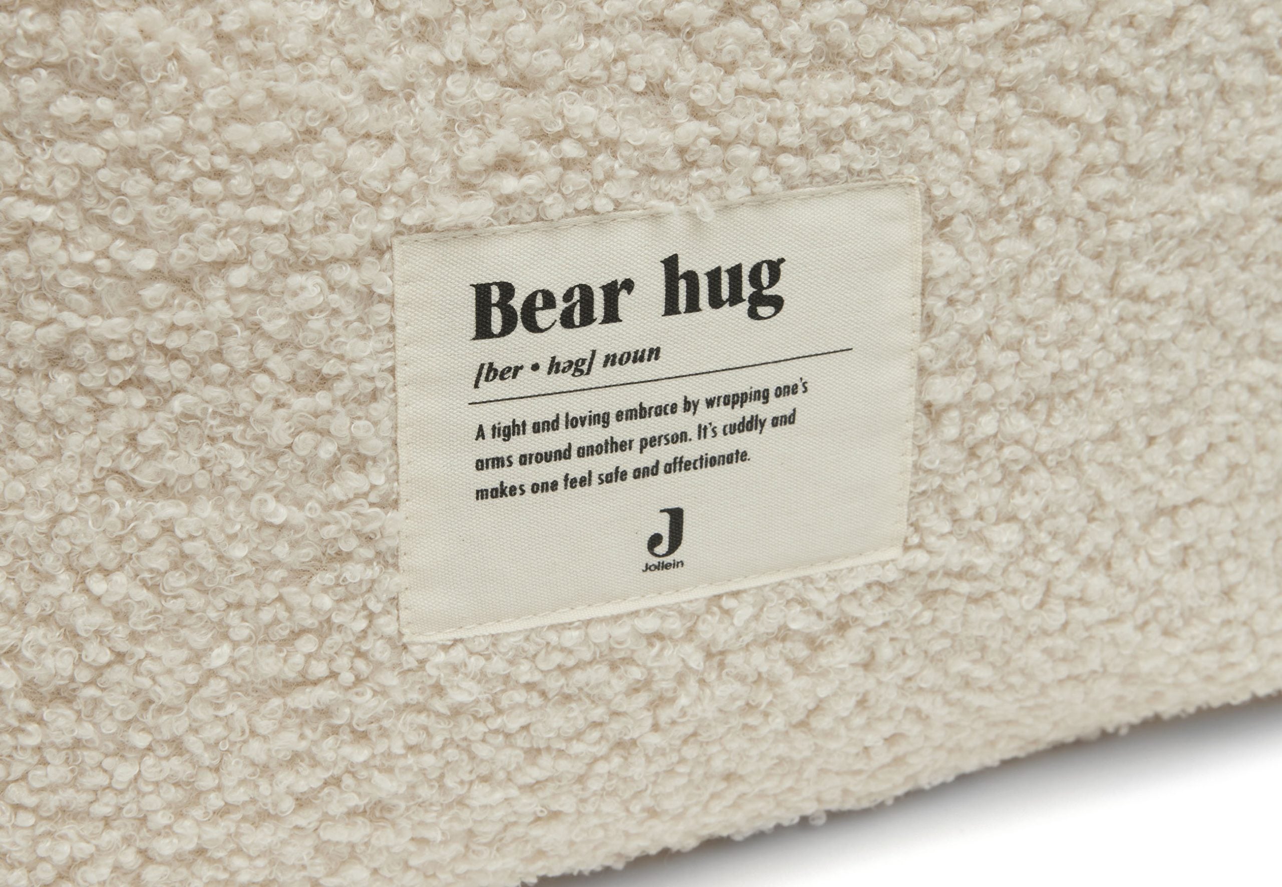 Jollein Boxopbergzak Boucle Naturel detail