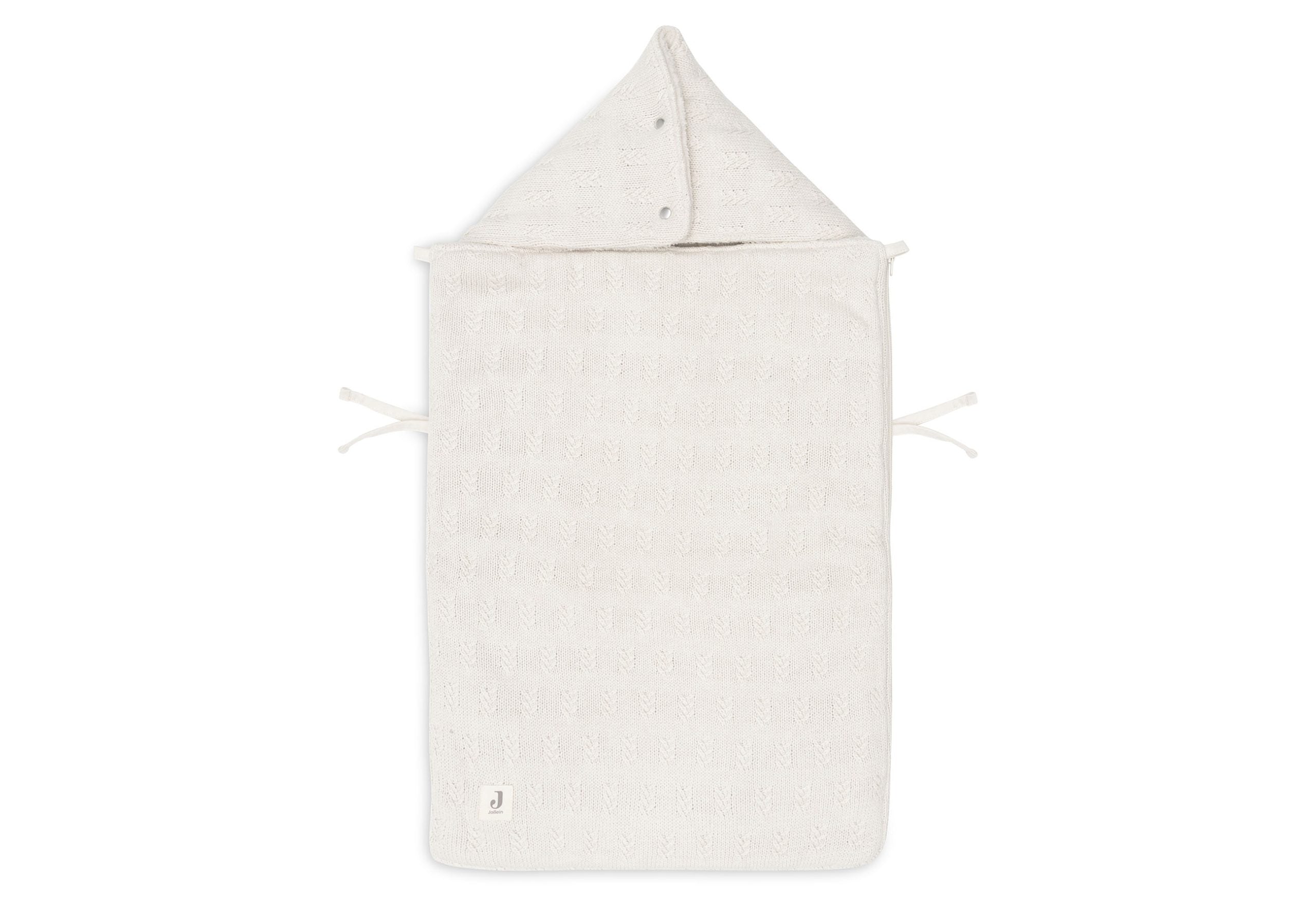 Jollein Voetenzak group 0+ 3/5 punts Grain Knit - Oatmeal