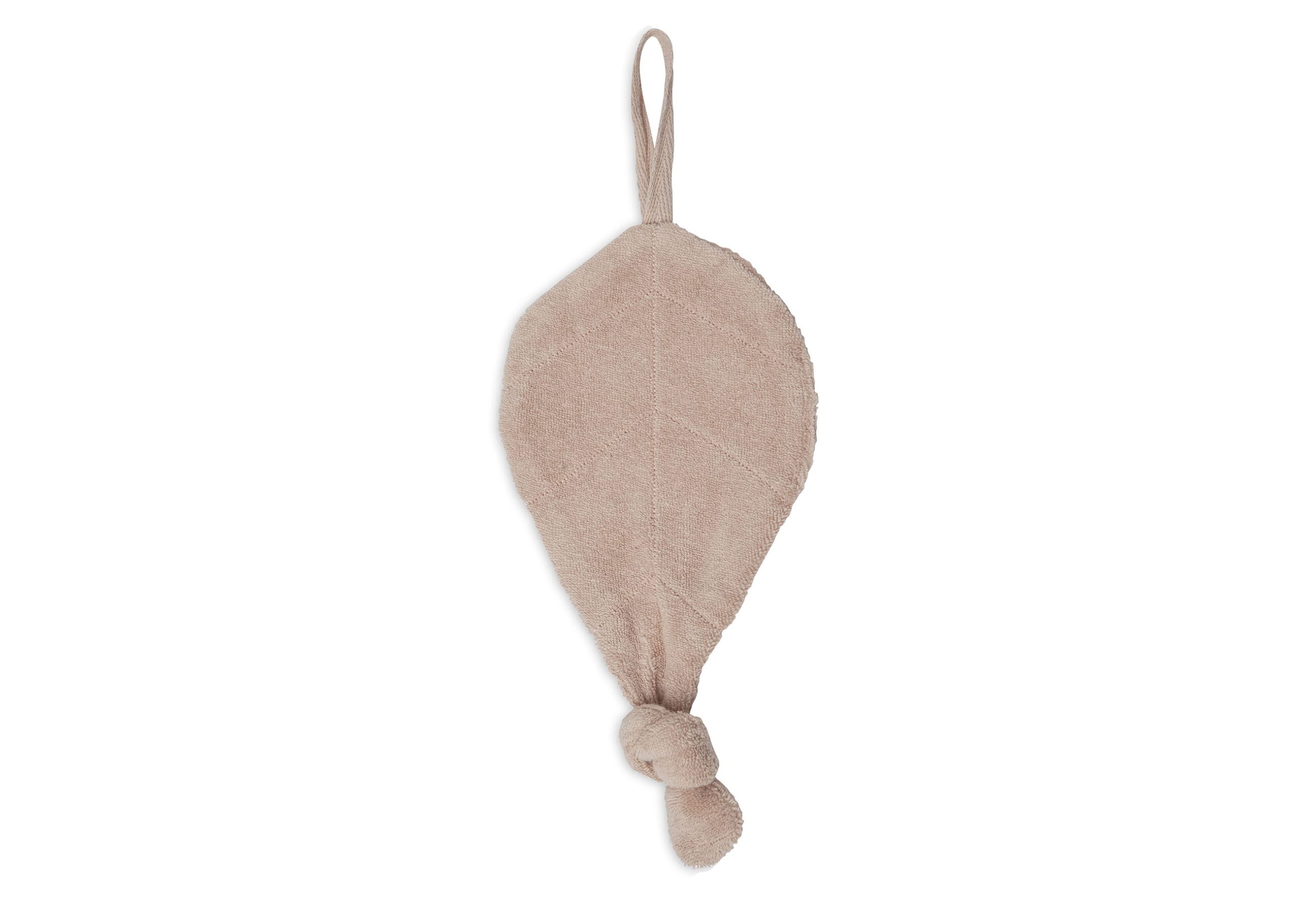 Speendoekje leaf pale pink