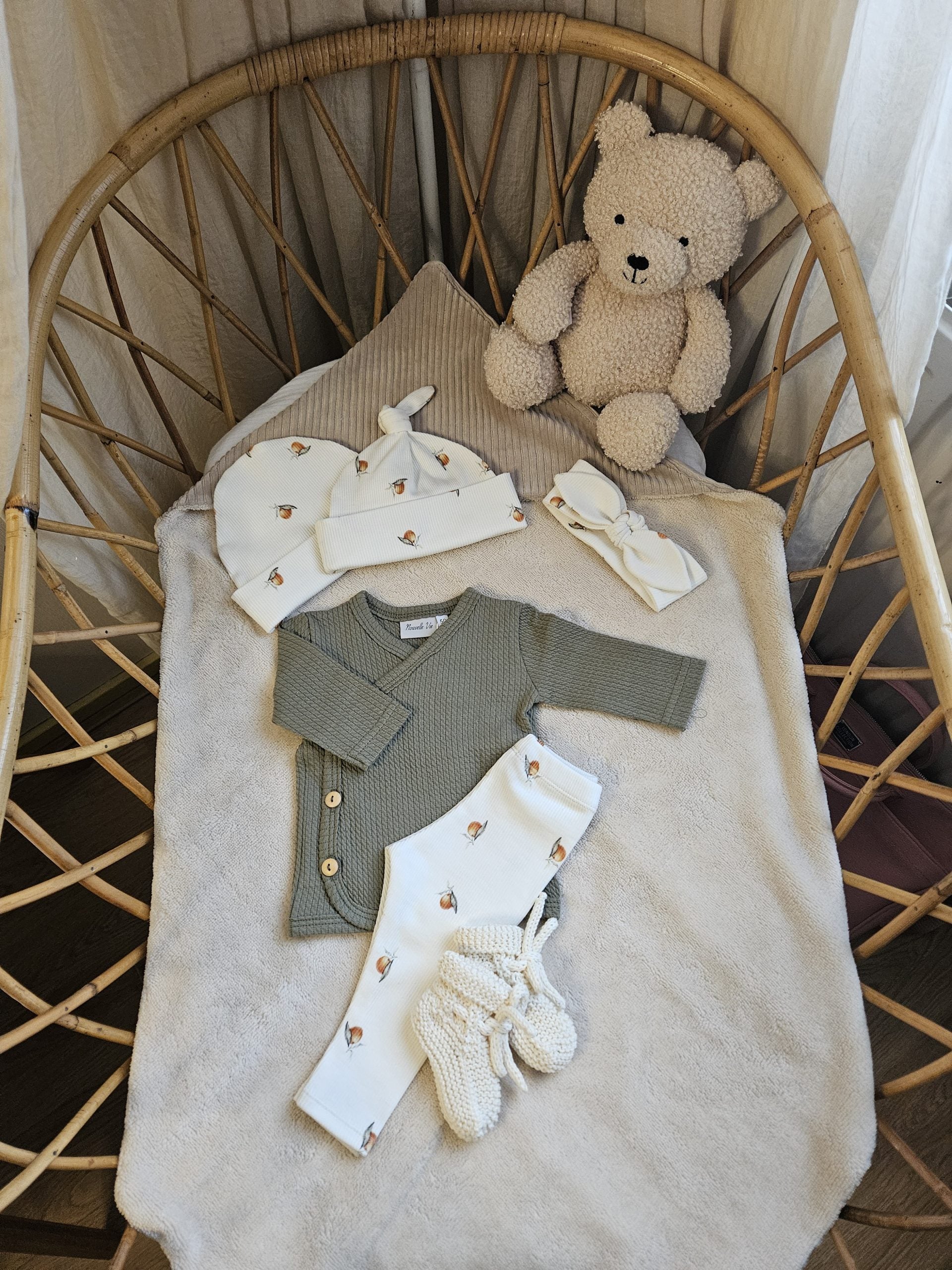 Mutsje mandarijnen ecru