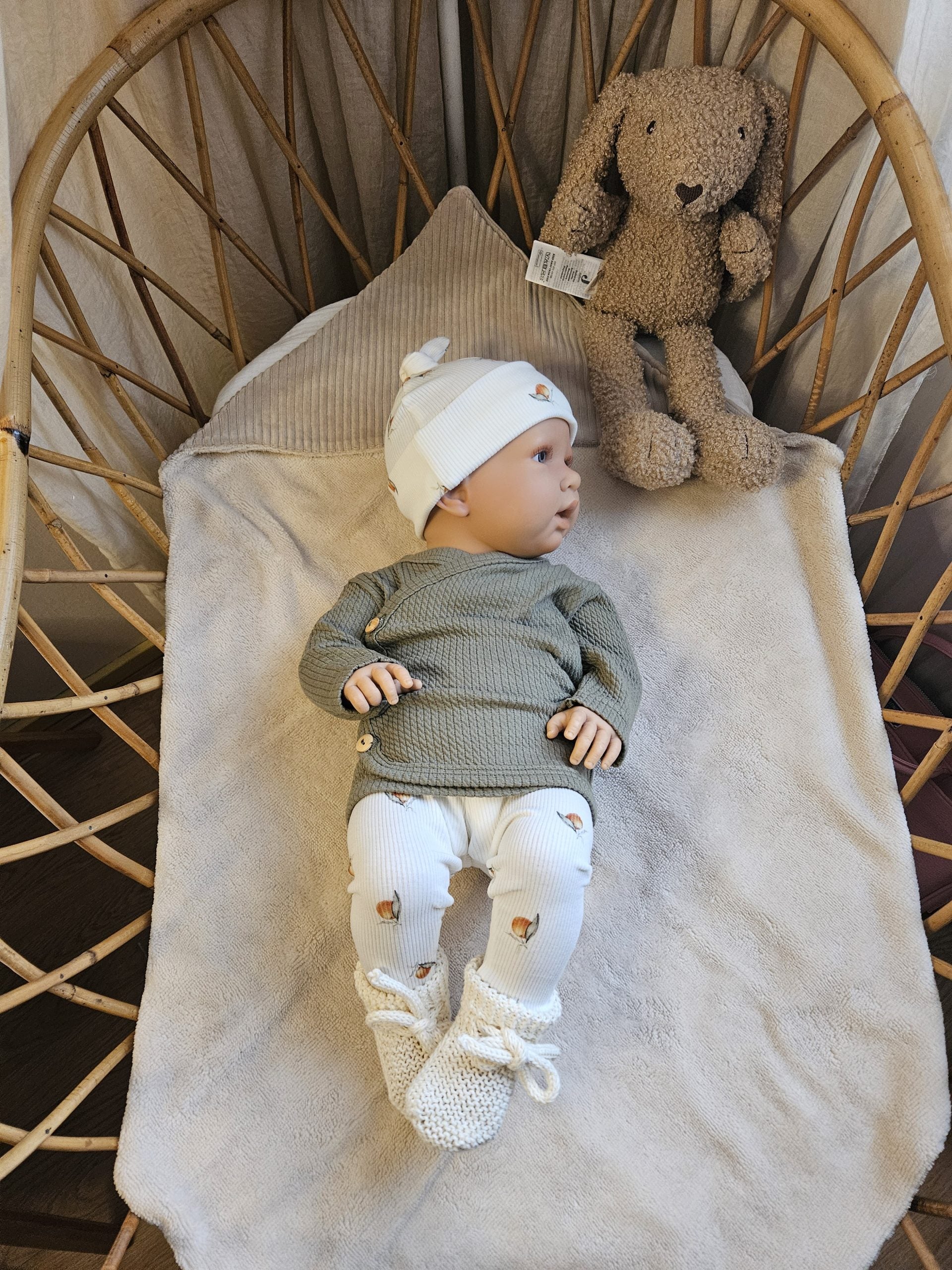 Broekje mandarijnen ecru