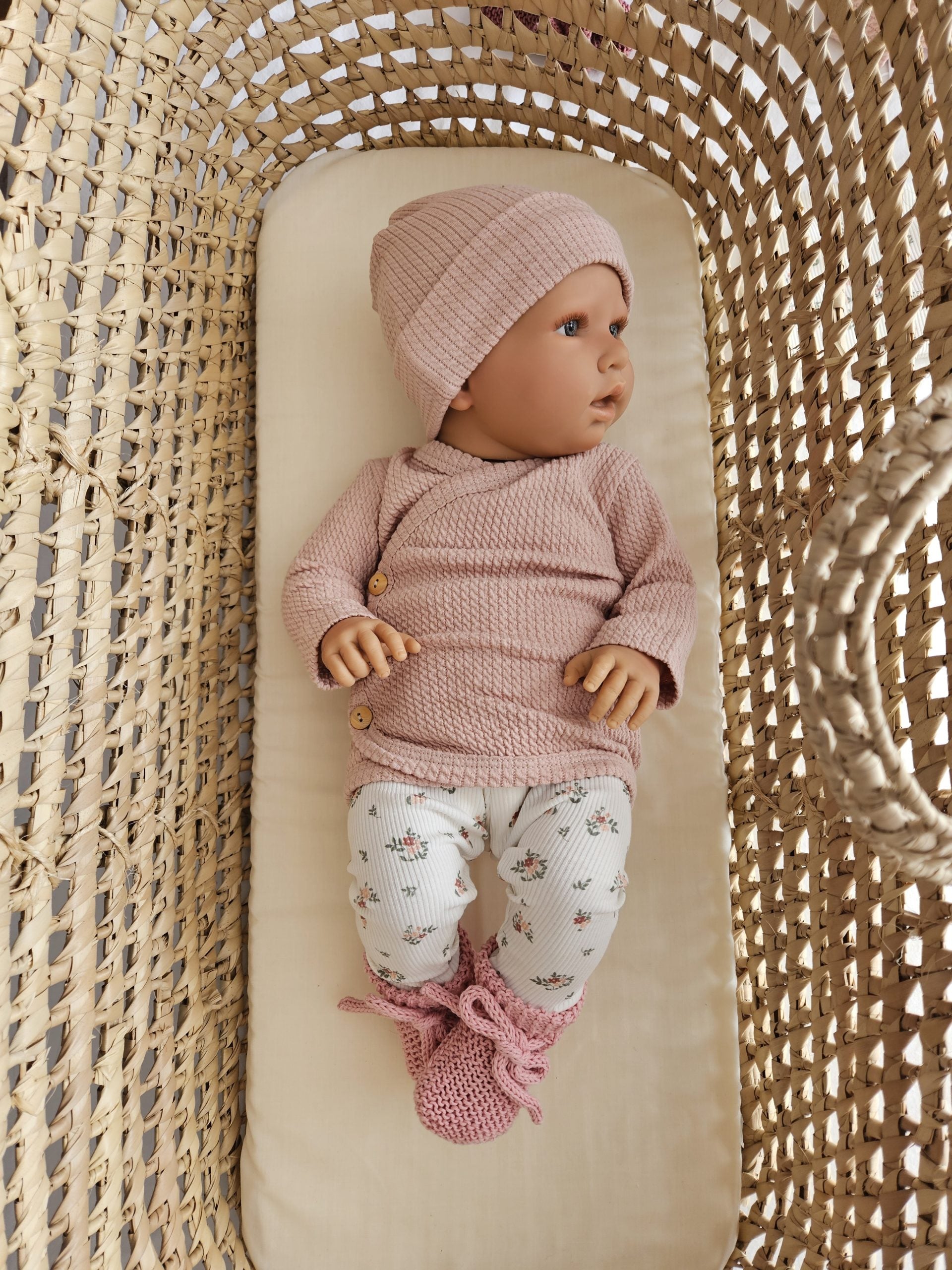 Mutsje mini cable lichtroze