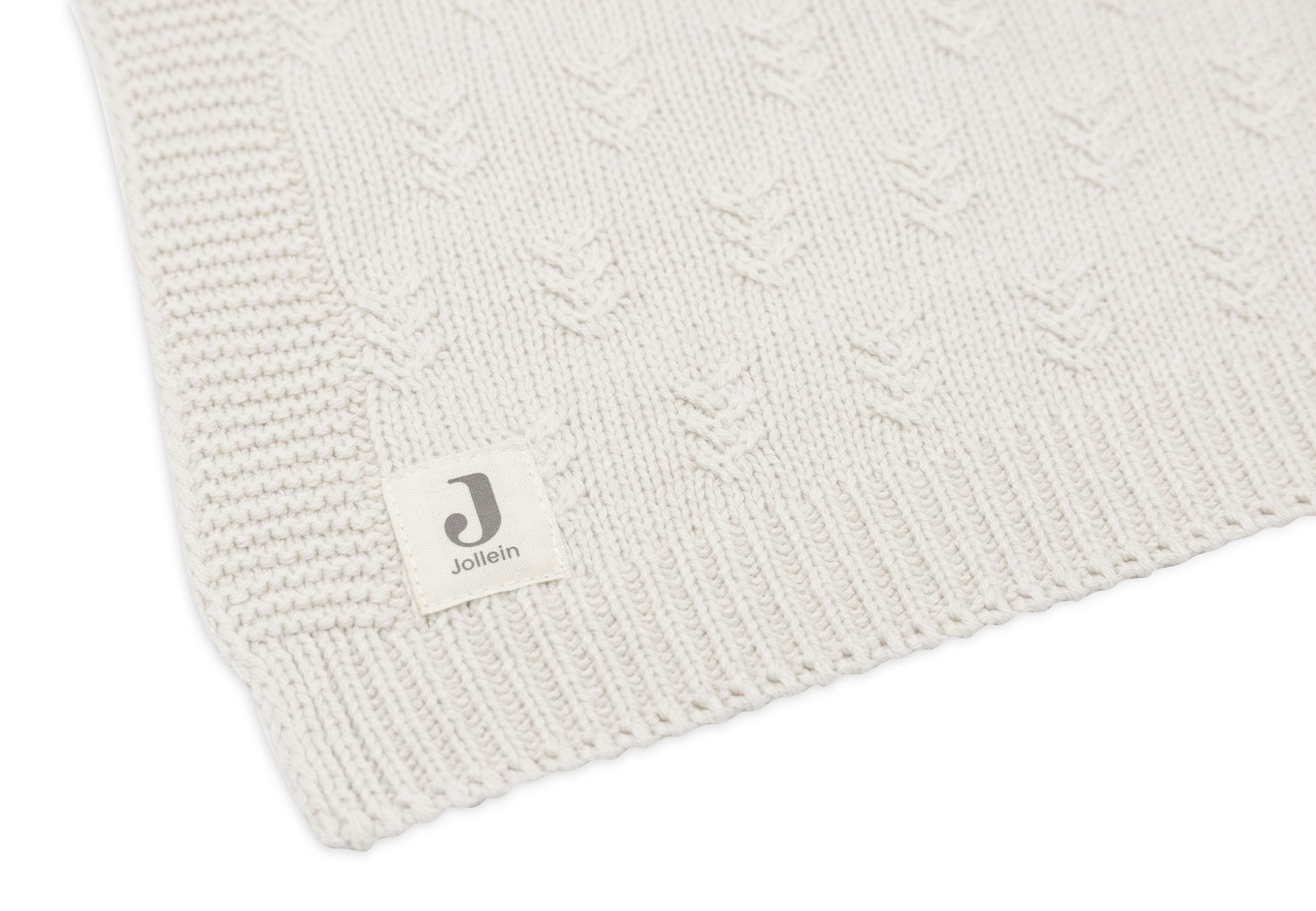 Wiegdeken 75x100 cm Grain Knit Oatmeal