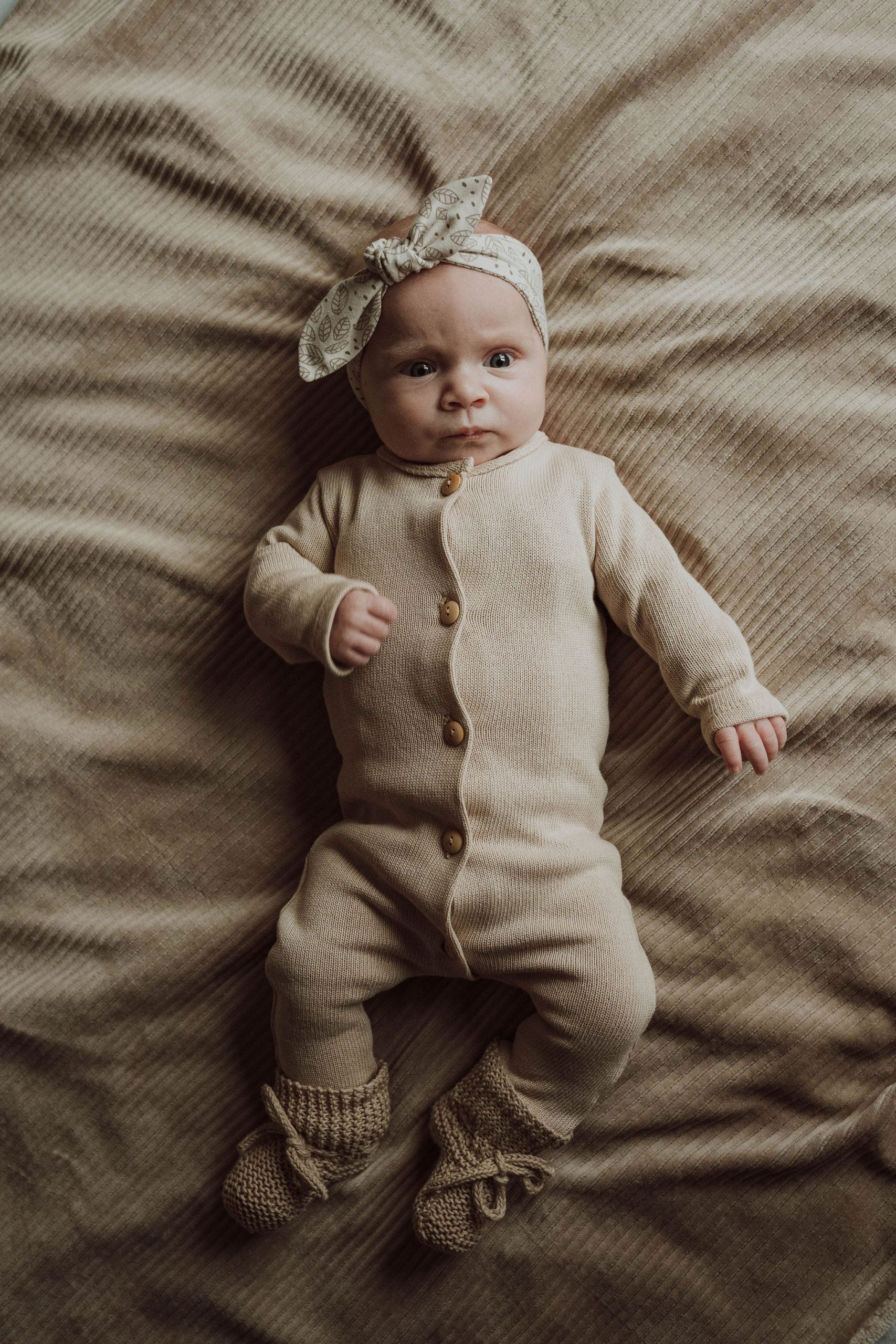 Boxpakje gebreid zand