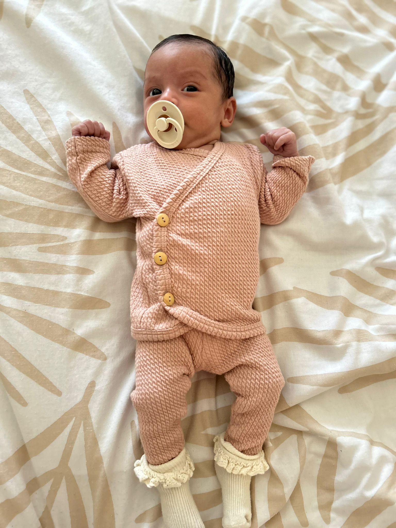 Overslagshirtje mini cable lichtroze