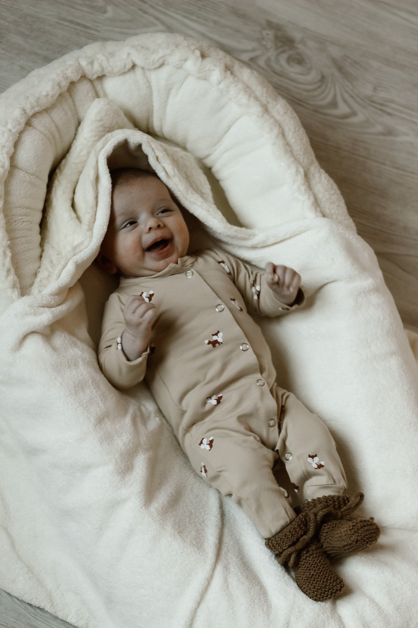 Wikkeldoek teddy nature