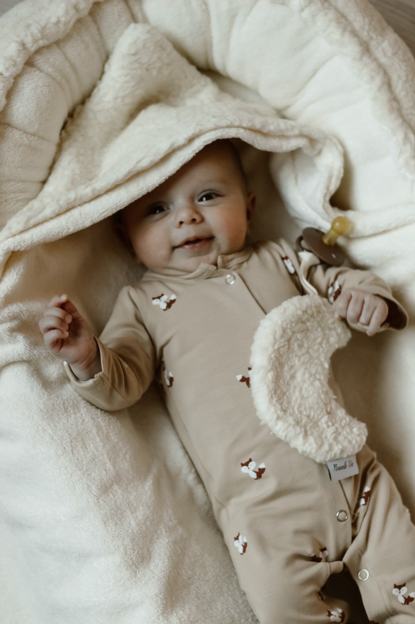 Wikkeldoek teddy nature