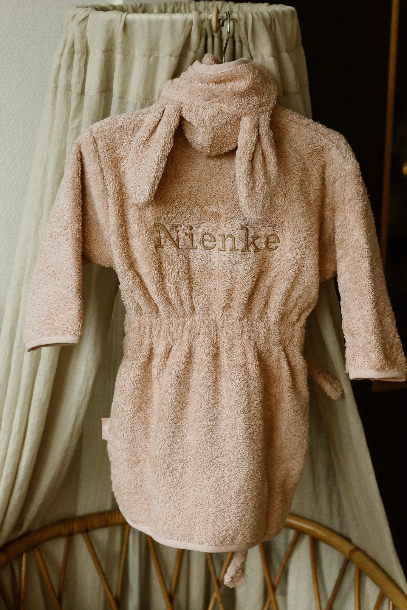 Jollein badjasje wild rose