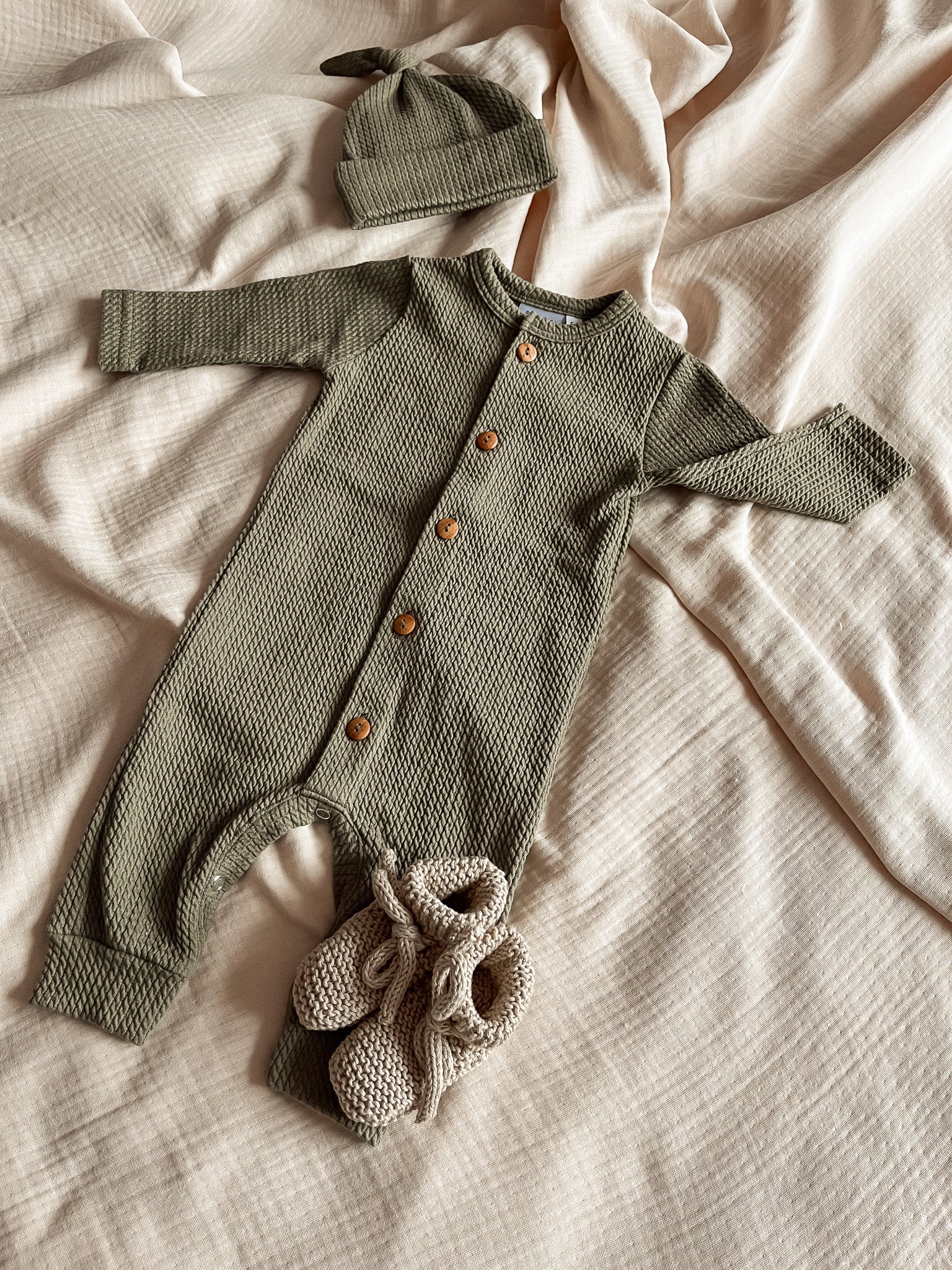 Boxpakje mini cable olijfgroen