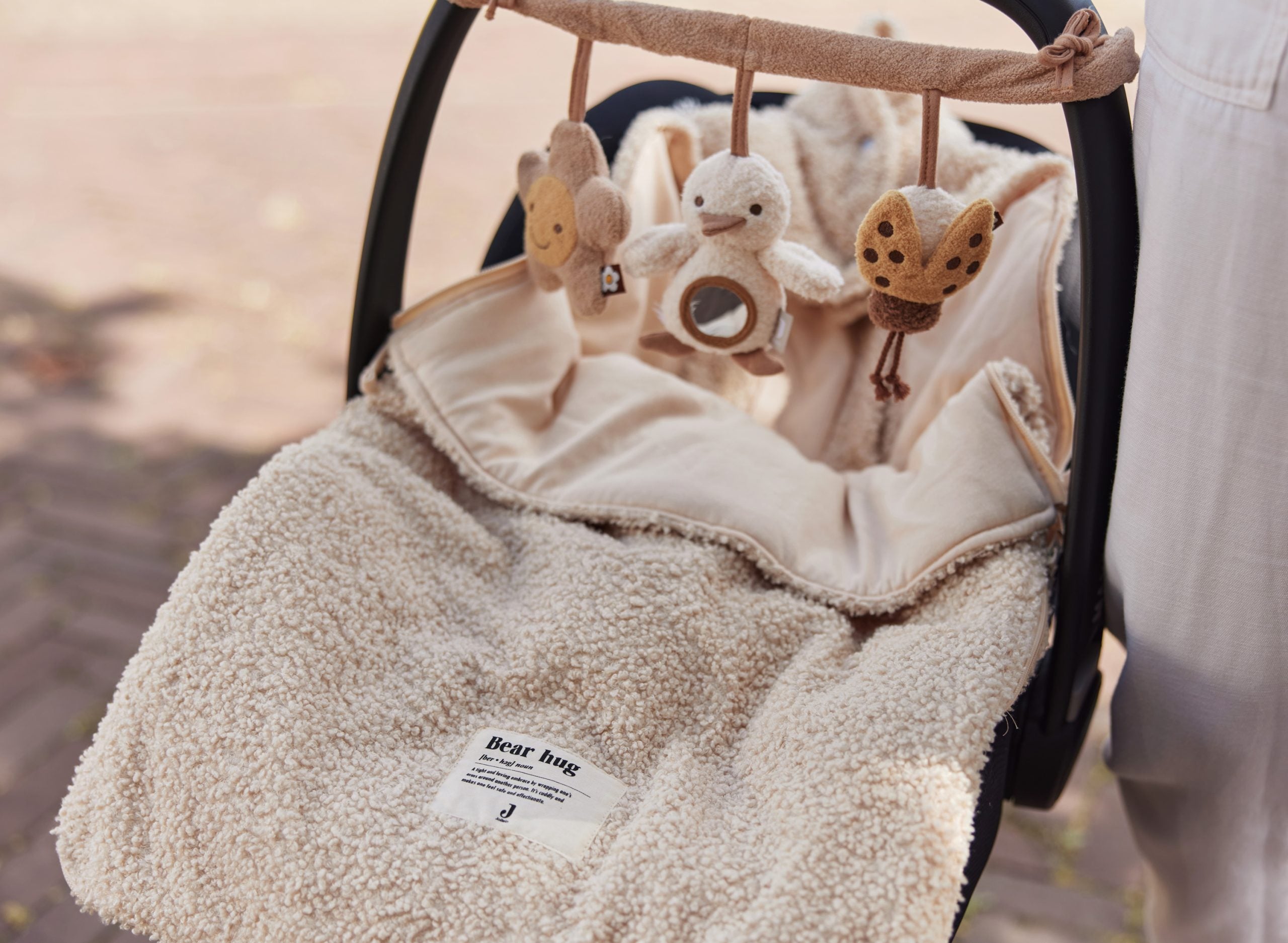 Voetenzak groep 0+ 3/5 punts Boucle - Naturel