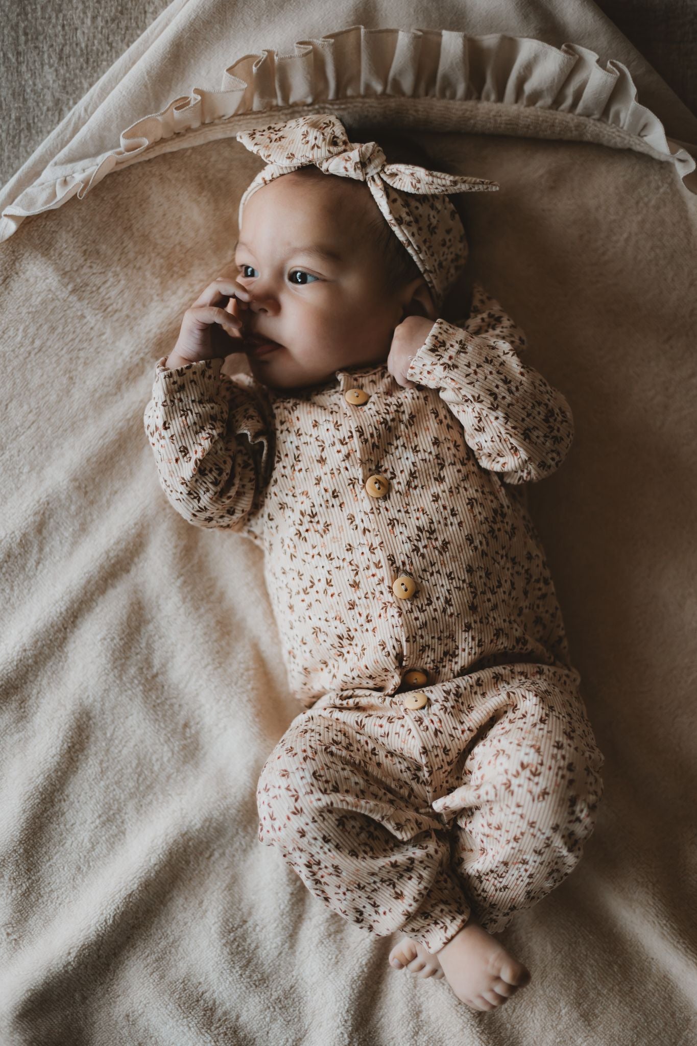 Boxpakje rib blossom beige