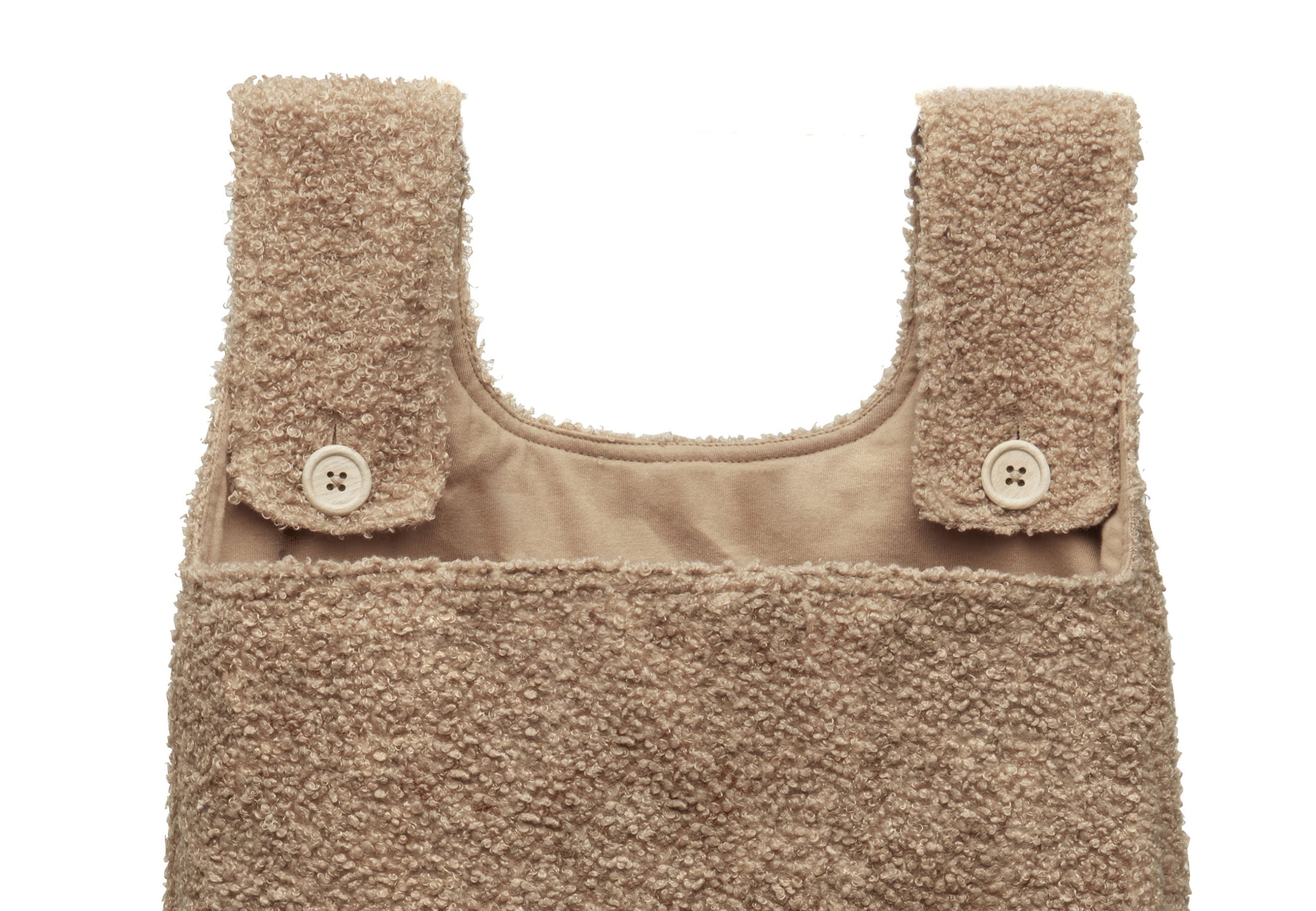 Boxopbergzak Boucle Biscuit detail