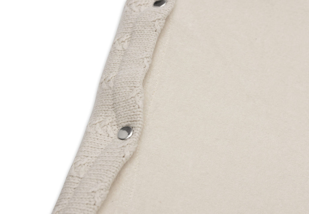 Aankleedkussenhoes 50x70cm Grain Knit Oatmeal detail