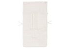 Voetenzak group 0+ 3/5 punts Grain Knit - Oatmeal achterkant