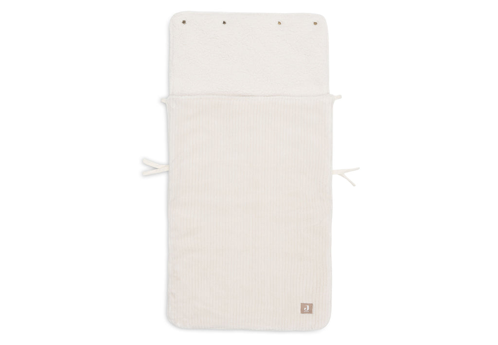 Voetenzak cloudy rib oatmeal