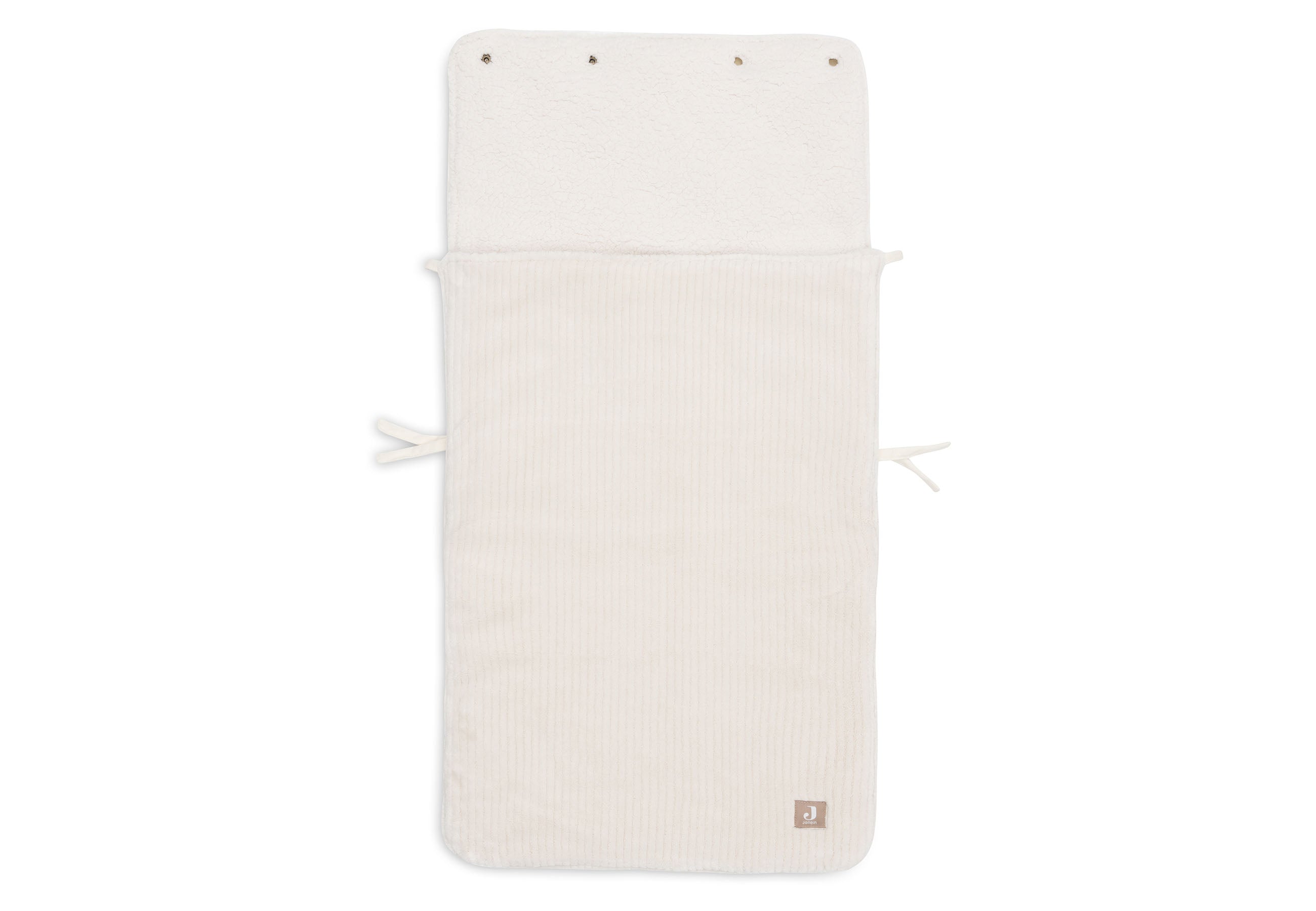 Voetenzak cloudy rib oatmeal