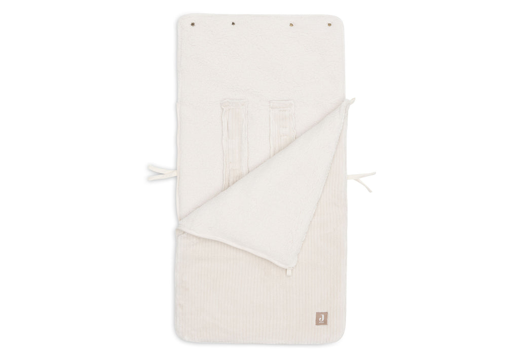 Voetenzak cloudy rib oatmeal