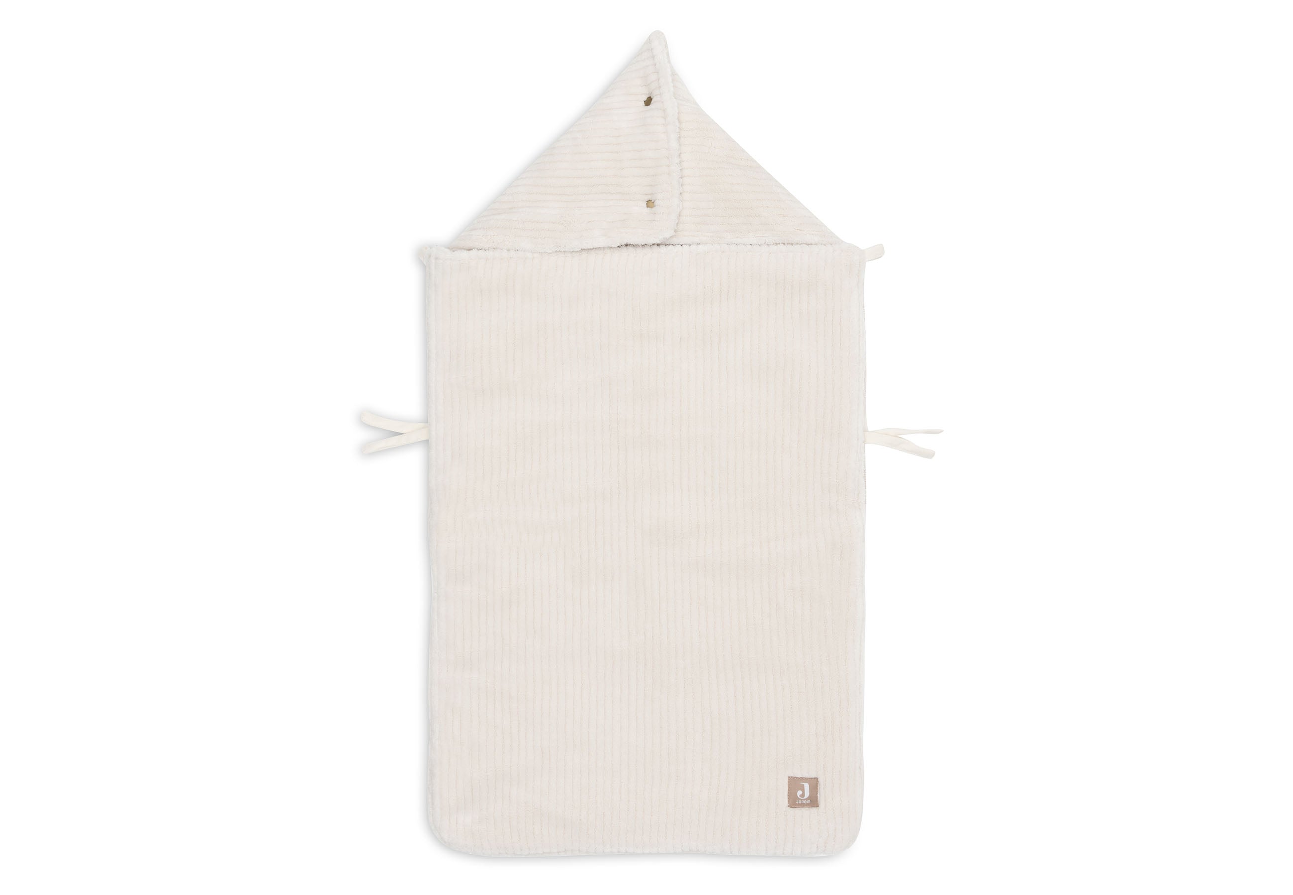 Voetenzak cloudy rib oatmeal