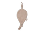 Speendoekje leaf pale pink