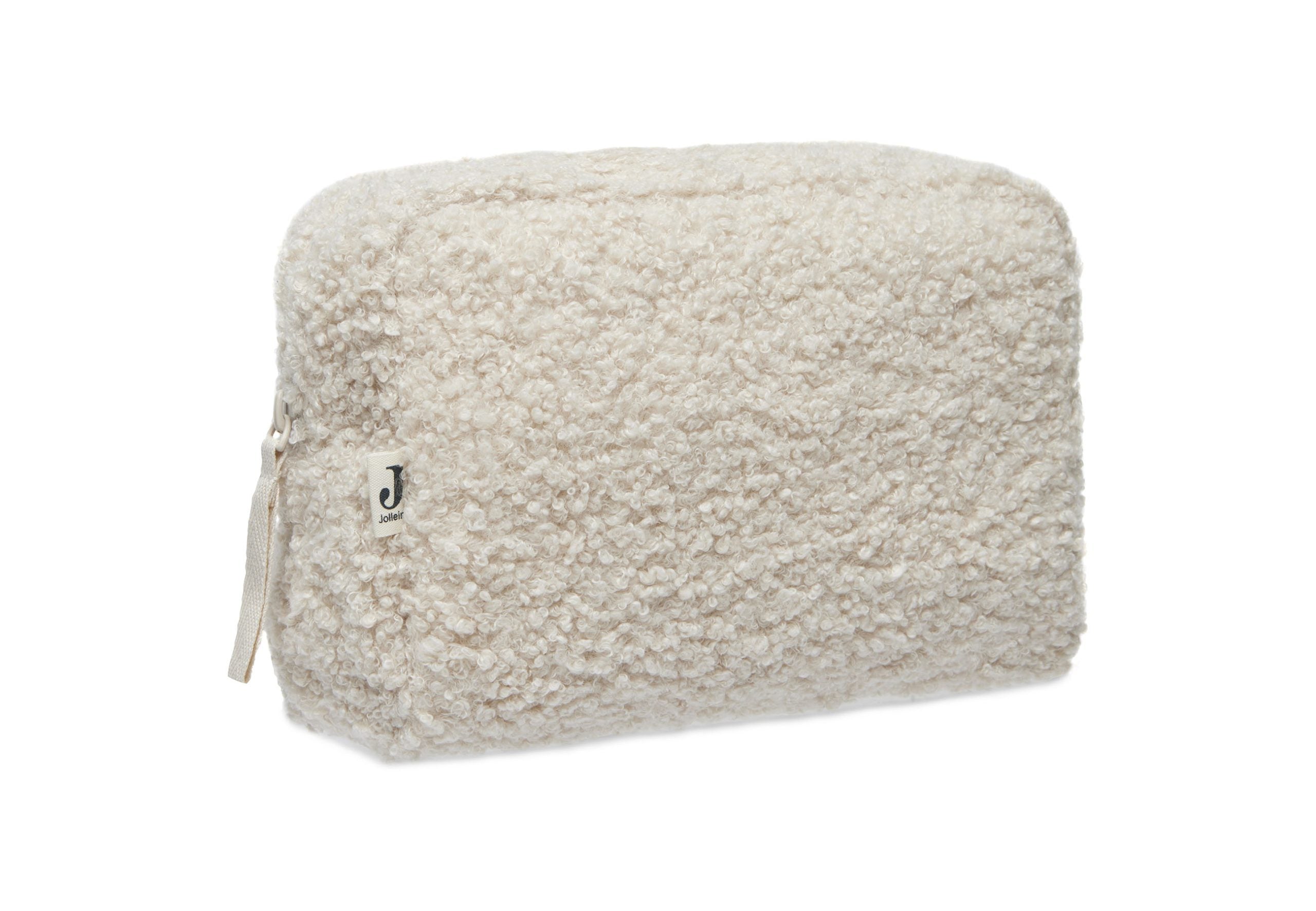 Jollein etui boucle teddy naturel