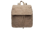 Rugtasje boucle teddy biscuit
