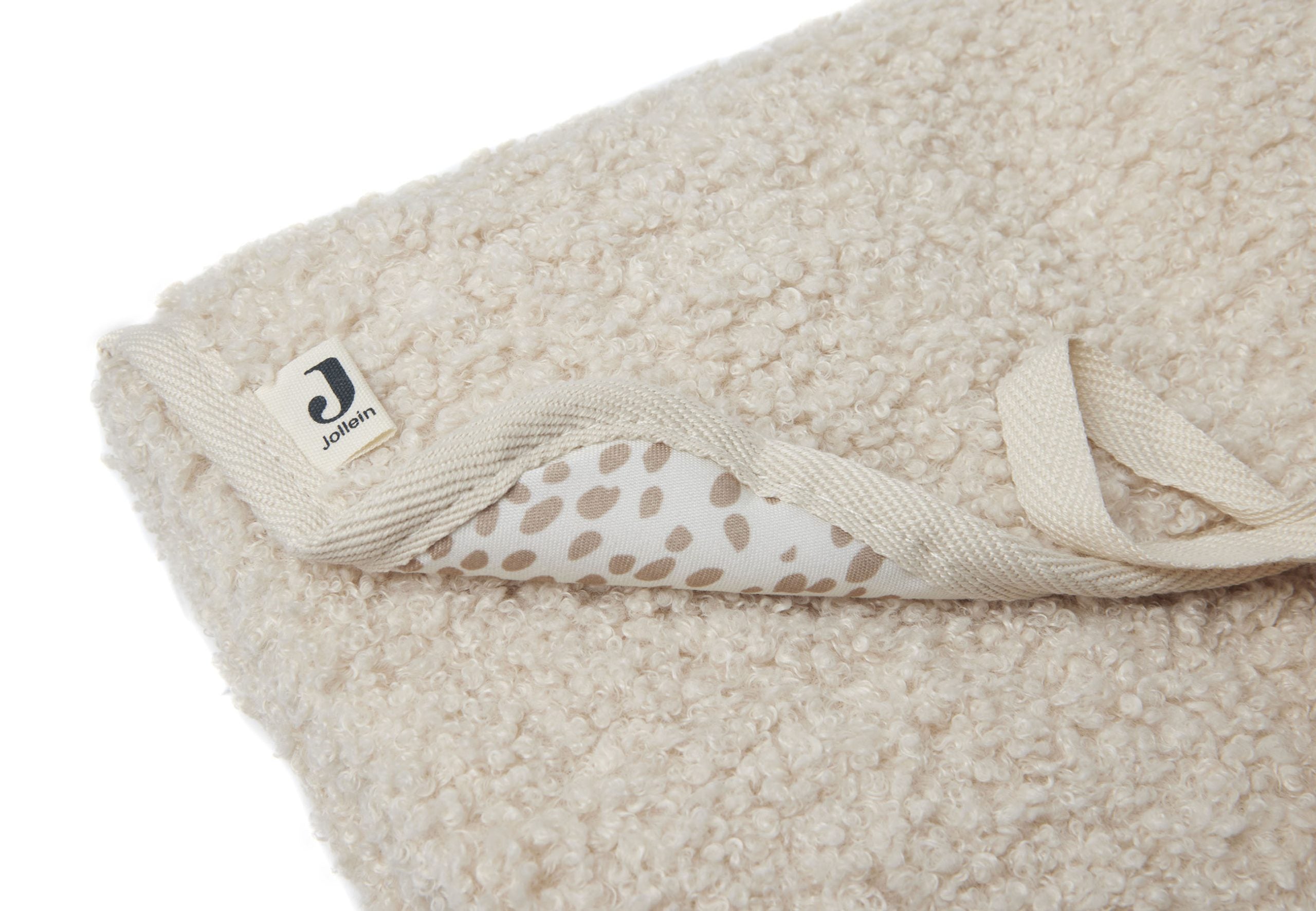 Jollein verschoonmat boucle teddy naturel