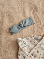 Haarbandje rib zeegroen