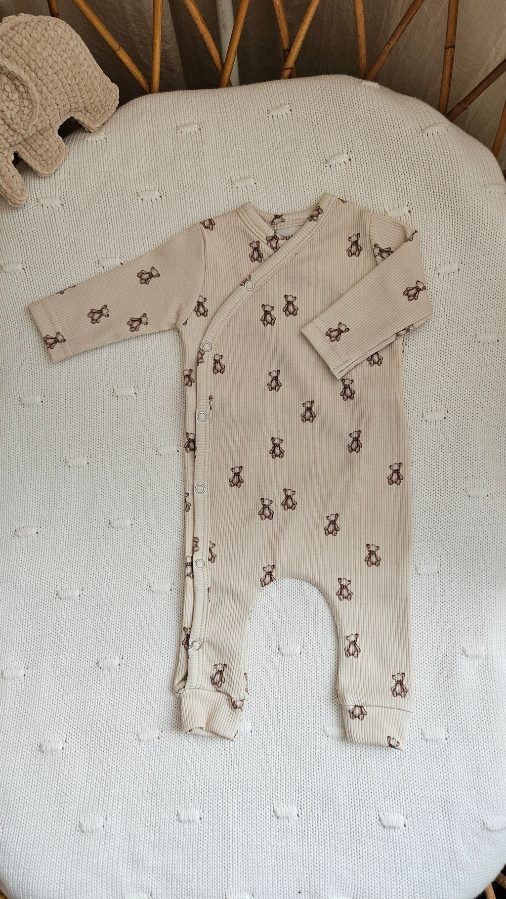 Boxpakje rib teddyberen zand