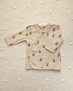 Overslagshirtje rib teddyberen zand