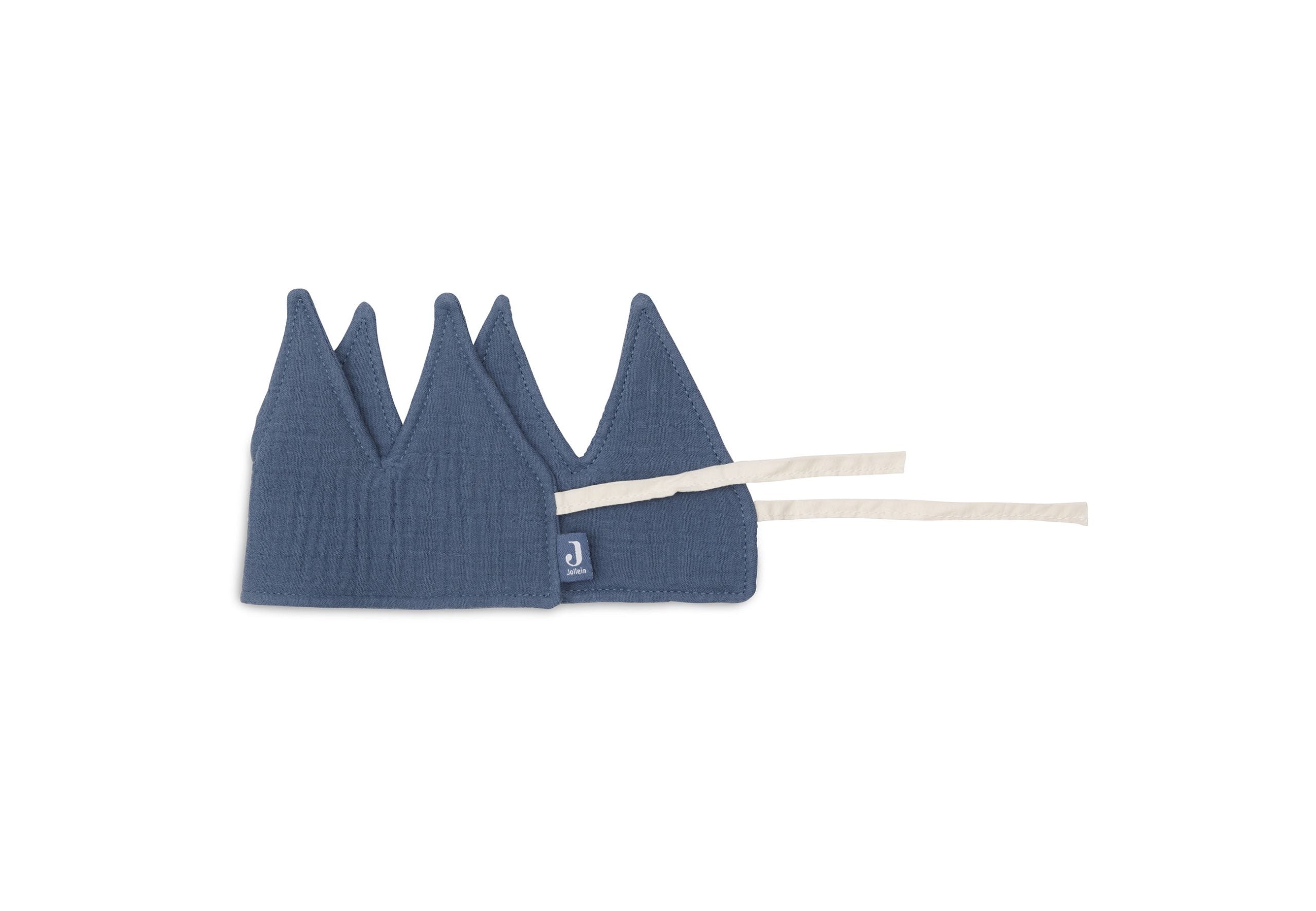 Verjaardag kroon 12x35cm Jeans Blue detail