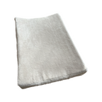 Aankleedkussenhoes bamboo fleece zand detail