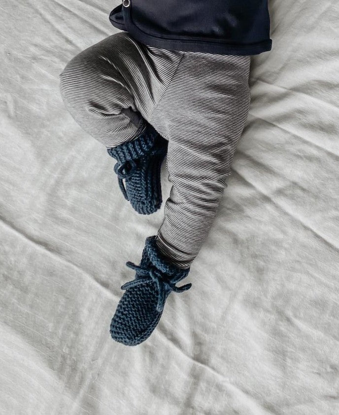 Broekje mini streepje blauw