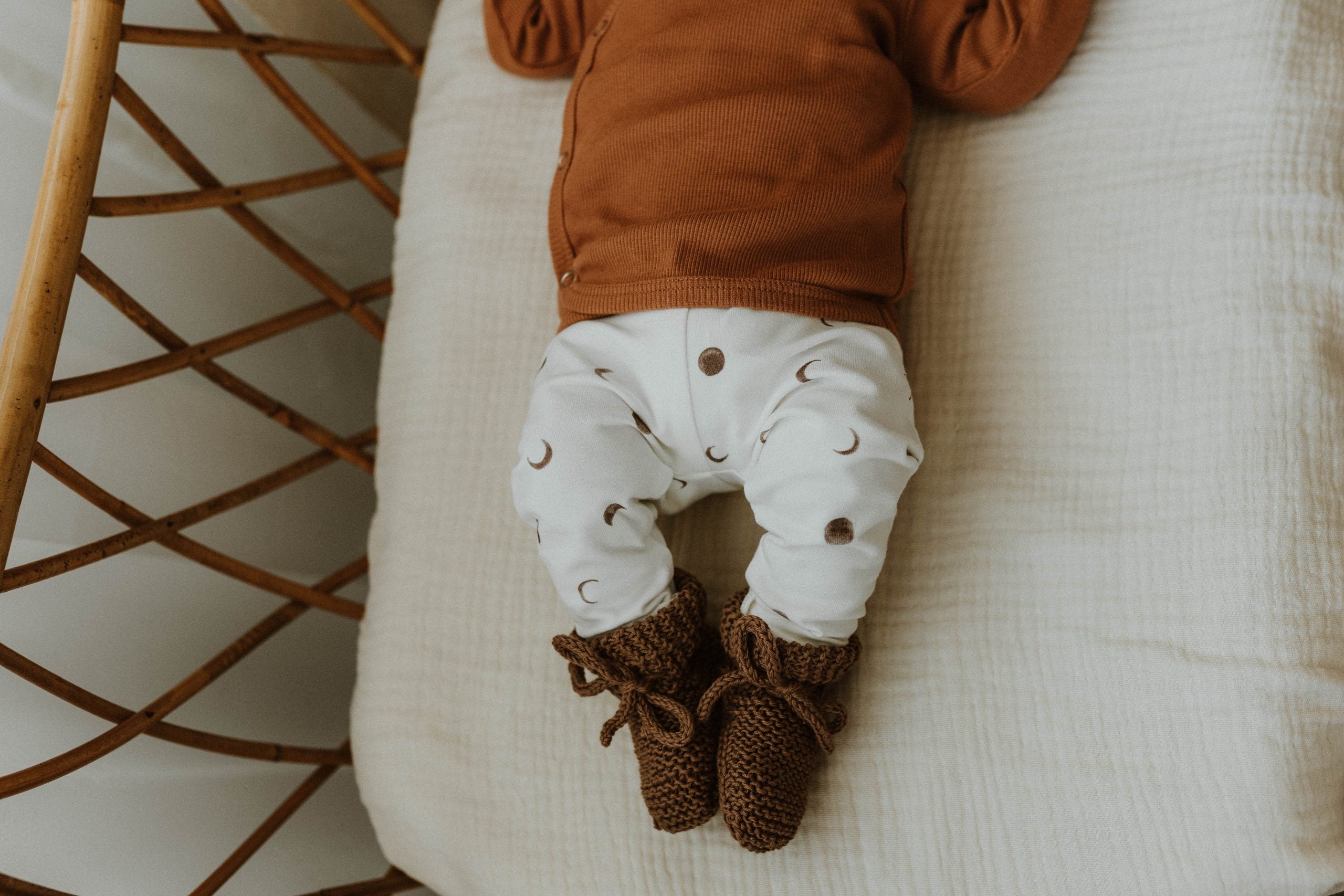Slofjes lichtbruin baby