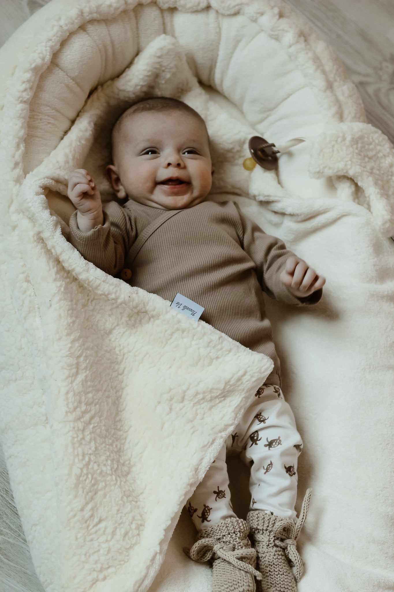 Wikkeldoek teddy nature