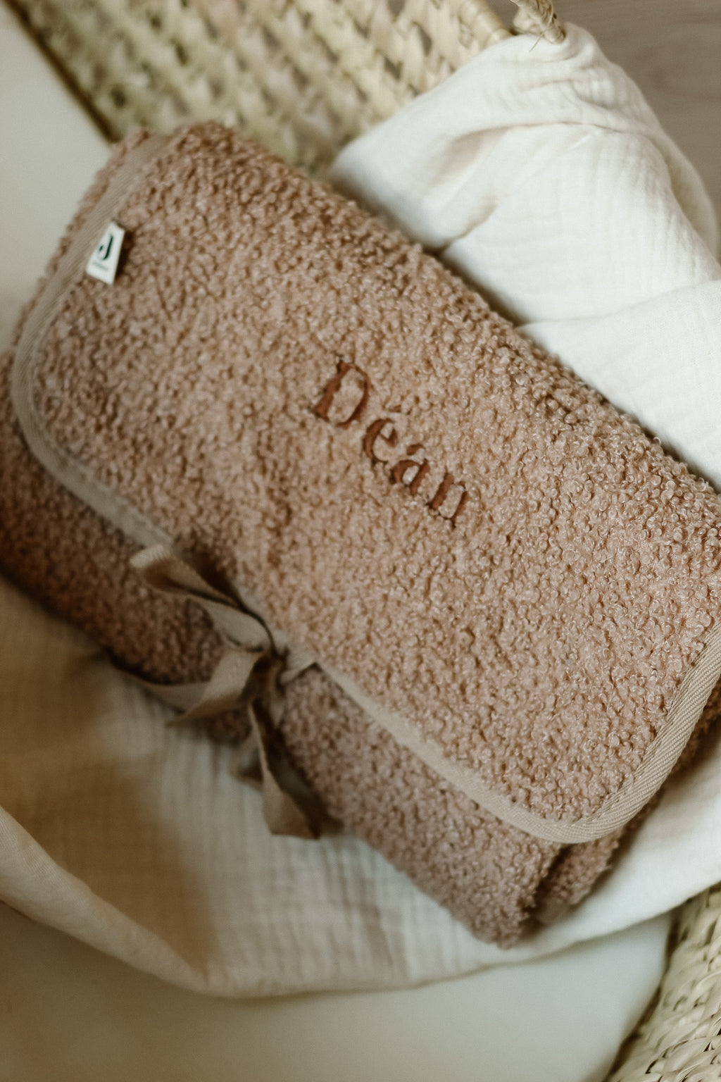 Jollein verschoonmat boucle teddy biscuit