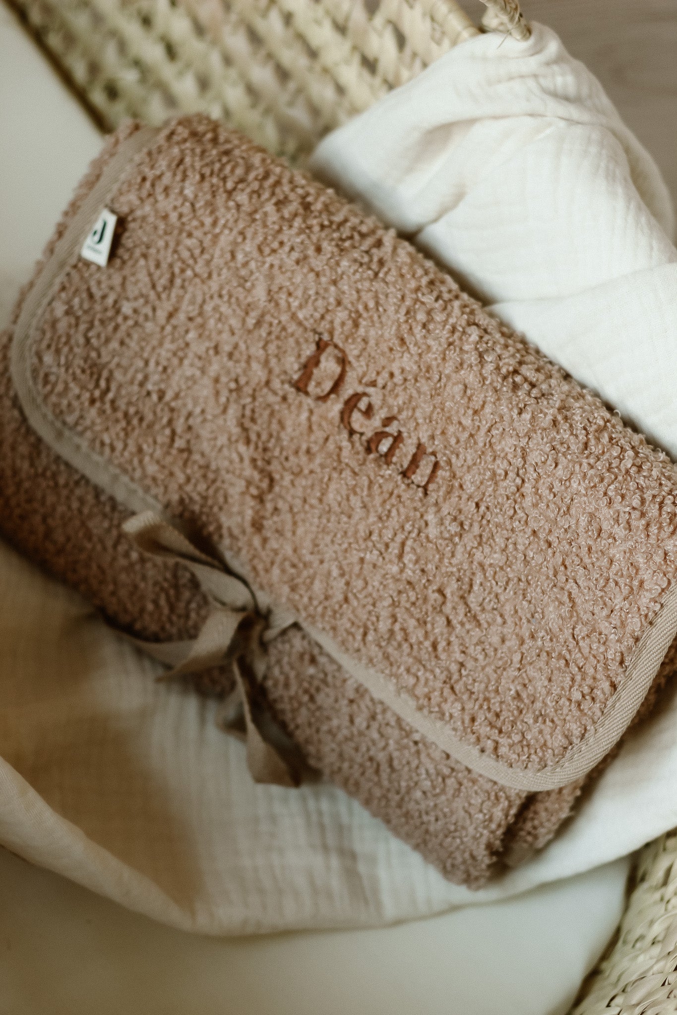 Jollein verschoonmat boucle teddy biscuit