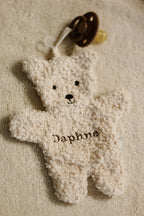 Speendoekje teddy bear naturel