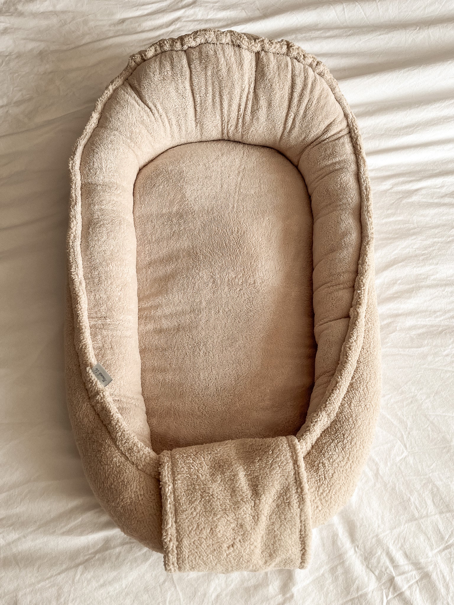 Babynest teddy zand