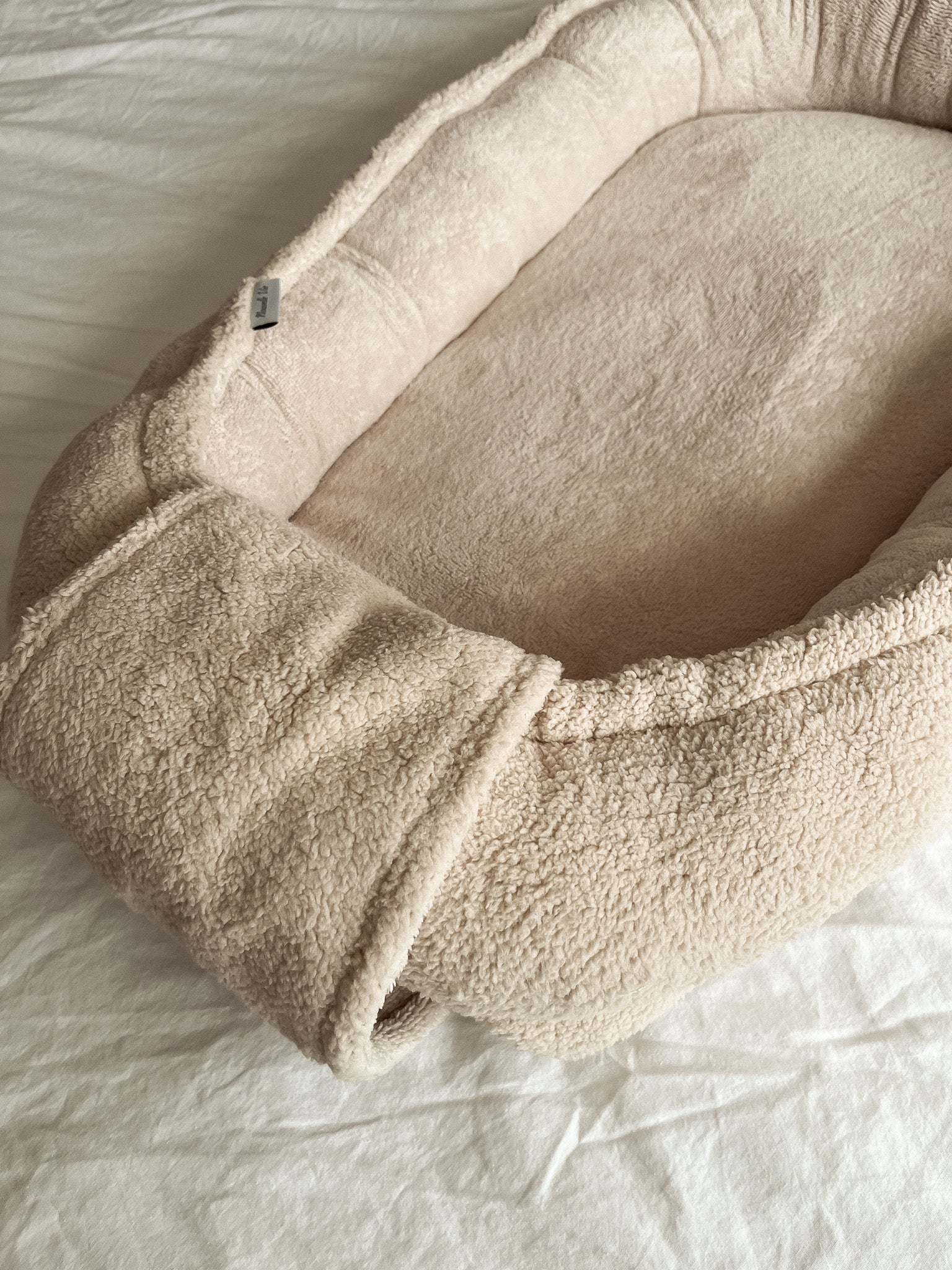 Babynest teddy zand
