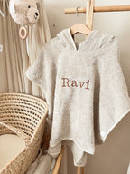 Jollein badponcho nougat