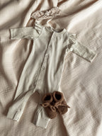 Boxpakje rib beige ruffle