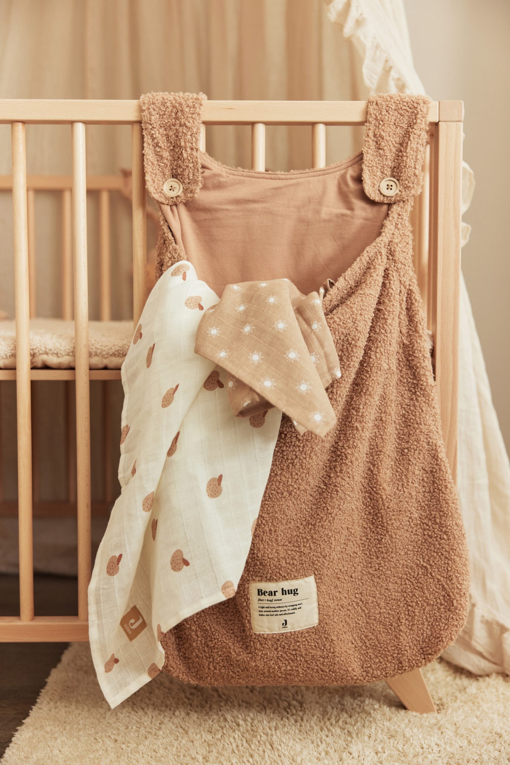 Jollein Boxopbergzak Boucle Biscuit