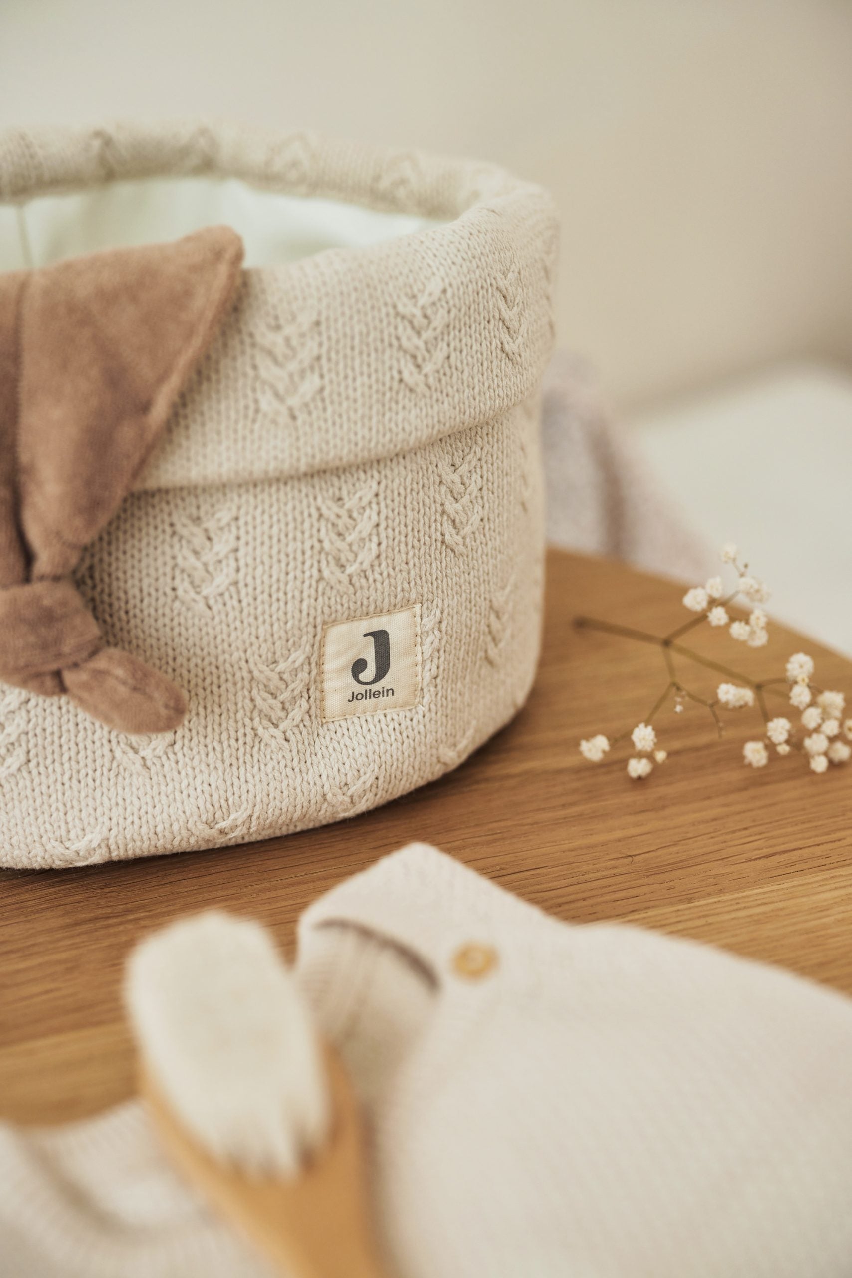 Commodemandje Grain Knit Oatmeal