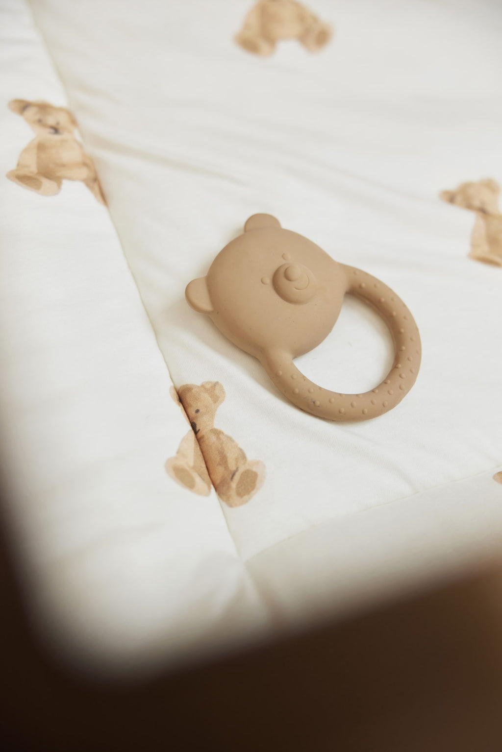 Jollein Bijtring Rubber Teddy Bear Biscuit