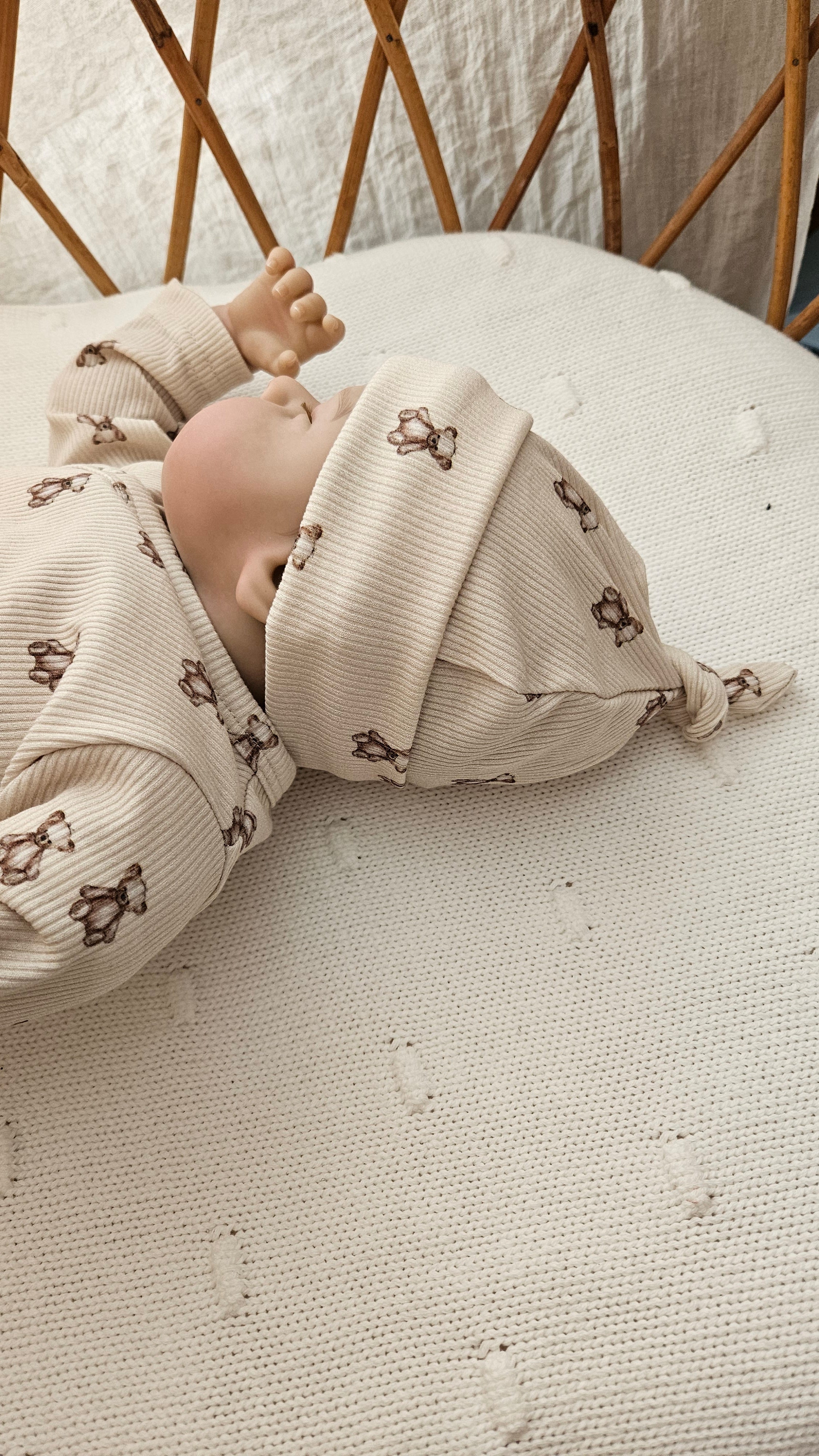 Mutsje rib teddyberen zand