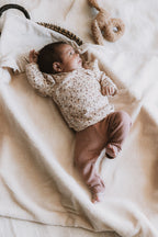 Overslagshirtje rib blossom beige