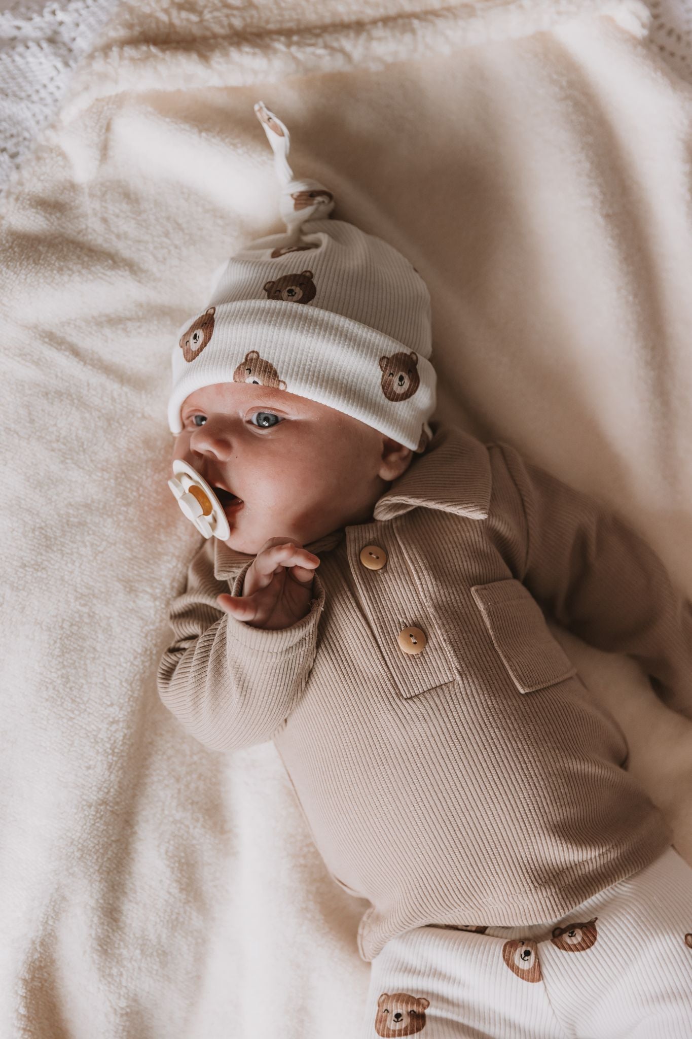 Poloshirtje rib taupe