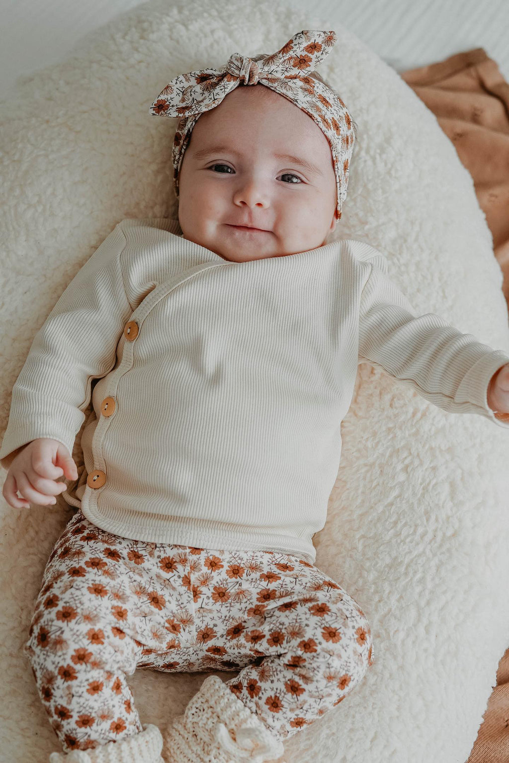 Broekje brown daisy